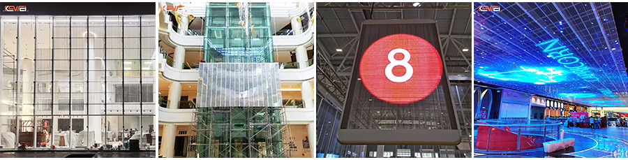 Transparent led display