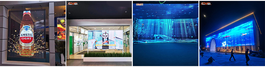 Transparent led display