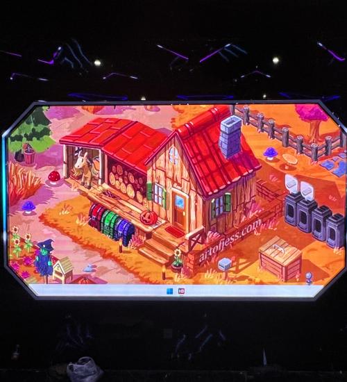 Bar full-color led display