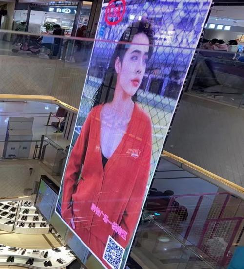 Indoor P3.91-4.81 LED Transparent Display
