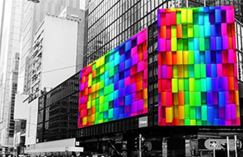 3D Naked eye led screen
