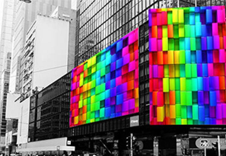 3D Naked eye led screen